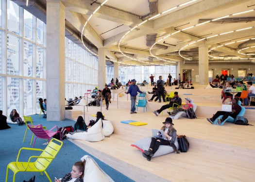 Ryerson University Student Learning Centre en Toronto (Canadá). Fonte: IdealistaNews